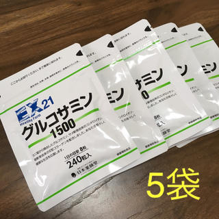新品 グルコサミン 1500 日本薬師堂 5袋セット コンドロイチン(その他)