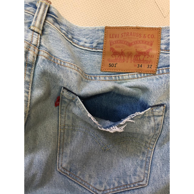 美品　Levi’s 501 ライトブルー　大きいサイズ　US　42x29