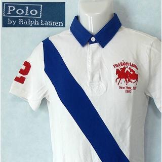 ラルフローレン(Ralph Lauren)の【Polo by Ralph Lauren】 美品 ラルフローレン 半袖ポロ L(ポロシャツ)