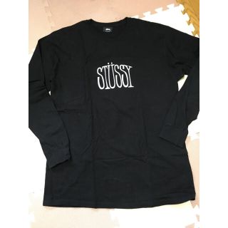 ステューシー(STUSSY)のストゥーシー ロンT 黒 L(Tシャツ/カットソー(七分/長袖))