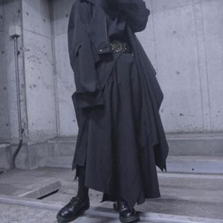 ヨウジヤマモト(Yohji Yamamoto)のヨウジヤマモト 変形 ロングジャケット(テーラードジャケット)