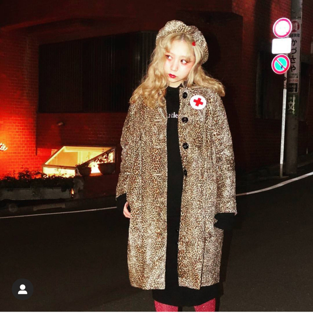 Katie(ケイティー)のKatie BAD GIRL fur coat レオパード柄 レディースのジャケット/アウター(毛皮/ファーコート)の商品写真