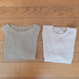 トゥデイフル(TODAYFUL)の◎2枚セット＊ワッフルT＊サーマルT◎(Tシャツ(半袖/袖なし))