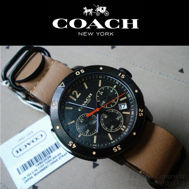 COACH(コーチ)の【新品】【入手困難】COACH 腕時計 アナログ時計 14602029 メンズの時計(腕時計(アナログ))の商品写真