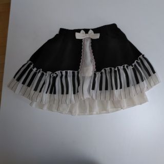 アクシーズファム(axes femme)のaxes femme kids ピアノ柄　スカート 120(スカート)