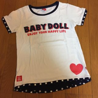 ベビードール(BABYDOLL)のBABY DOLL❗️星とハートのTシャツ❗️(Tシャツ/カットソー)