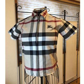 バーバリー(BURBERRY)の超美品本物Burberryバーバリー上質コットンチェック柄半袖シャツ♫(Tシャツ/カットソー)