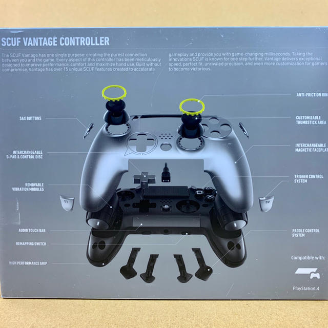 PlayStation4(プレイステーション4)のスカフ コントローラー SCUF バンテージ vantage 新品 エンタメ/ホビーのゲームソフト/ゲーム機本体(その他)の商品写真