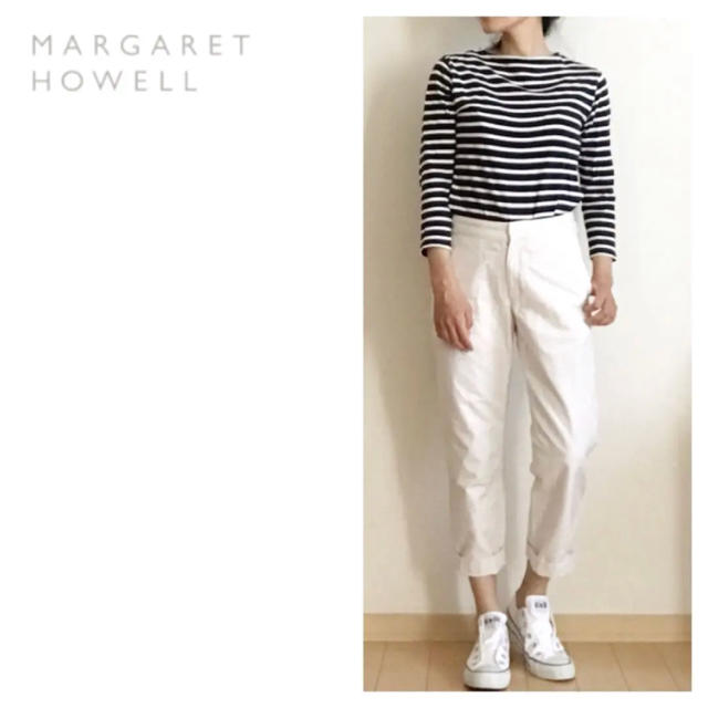 MARGARET HOWELLマーガレットハウエルMHLパンツ白リネン