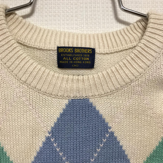 Brooks Brothers(ブルックスブラザース)のブルックスブラザーズの綿ニット メンズのトップス(ニット/セーター)の商品写真