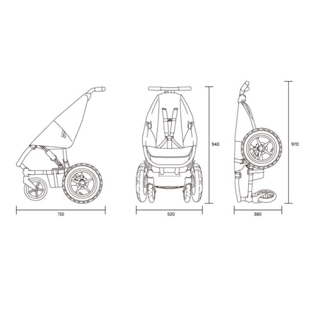 ベビーカー CURIO stroller A（ストローラー A） 1