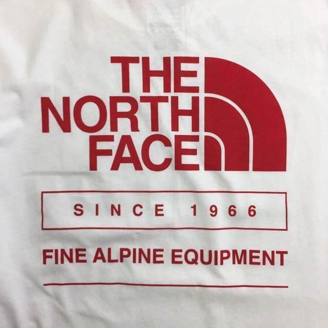 THE NORTH FACE(ザノースフェイス)のノースフェイス 長袖Tシャツ 1966 バックプリント(XXL)白 180902 メンズのトップス(Tシャツ/カットソー(七分/長袖))の商品写真