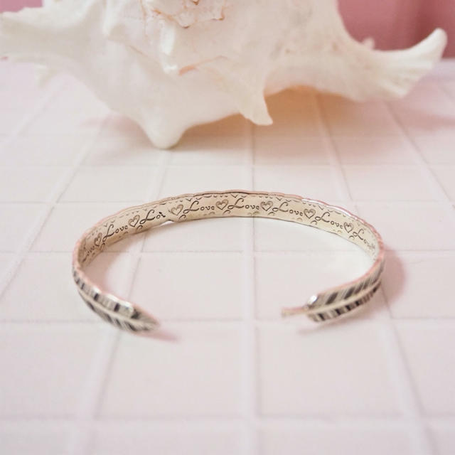 Feather Bangle Large【SILVER925】 18380437