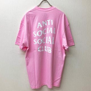 シュプリーム(Supreme)の【超希少XXL】アンチソーシャルソーシャルクラブ ロゴ Tシャツ ライトピンク(Tシャツ/カットソー(半袖/袖なし))