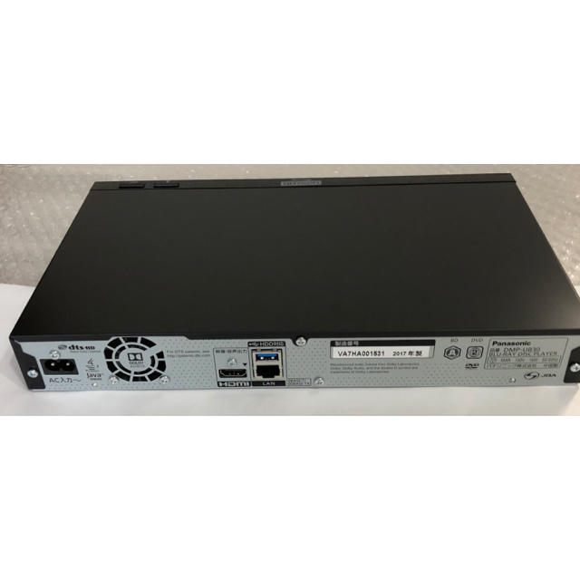 パナソニック ブルーレイプレーヤーUltra HDブルーレイDMP-UB30-K パナソニック ブルーレイプレーヤーUltra HDブルーレイDMP-UB30-K