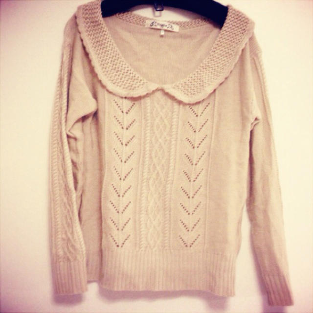 beige tops ○*お値引き中 レディースのトップス(シャツ/ブラウス(長袖/七分))の商品写真