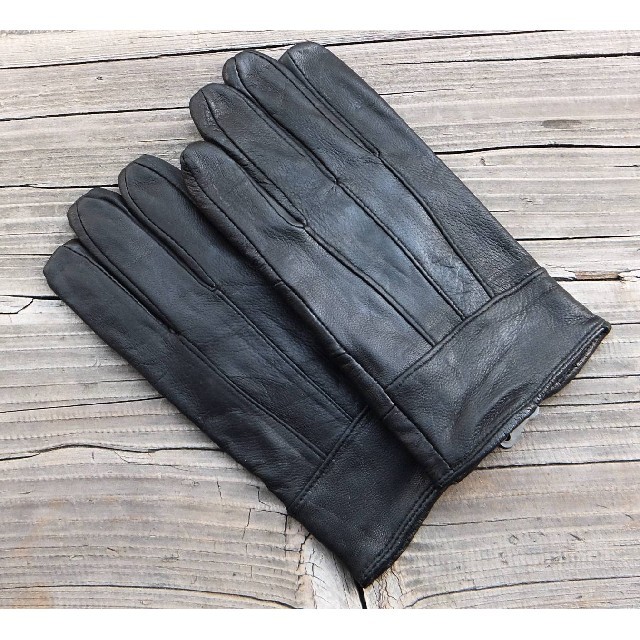 未着用】ラムレザー グローブ 羊革 革手袋 ブラック Ｍ 黒 レザーグローブの通販 by yuzaya's shop｜ラクマ