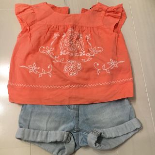 ベビーギャップ(babyGAP)の半袖ブラウス(Ｔシャツ)