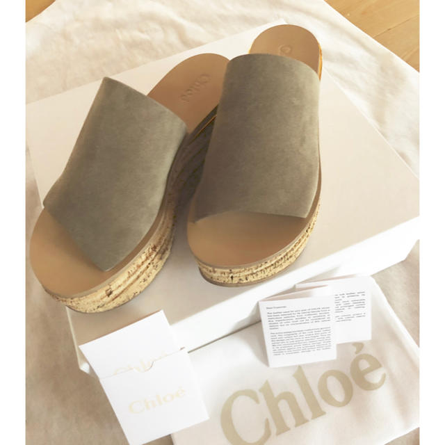 Chloe(クロエ)の週末SALE☆Chloeクロエ☆人気定番camilleカミーユコルクサンダル新品 レディースの靴/シューズ(サンダル)の商品写真