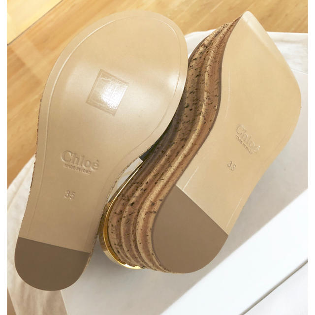 Chloe(クロエ)の週末SALE☆Chloeクロエ☆人気定番camilleカミーユコルクサンダル新品 レディースの靴/シューズ(サンダル)の商品写真