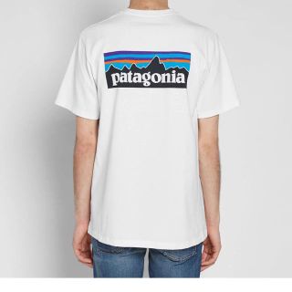 パタゴニア(patagonia)のパタゴニア tシャツ s ホワイト(Tシャツ/カットソー(半袖/袖なし))
