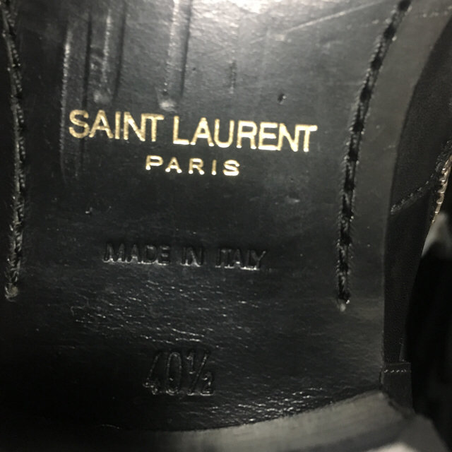 Saint Laurent(サンローラン)の13awチェーンリングブーツ メンズの靴/シューズ(ブーツ)の商品写真