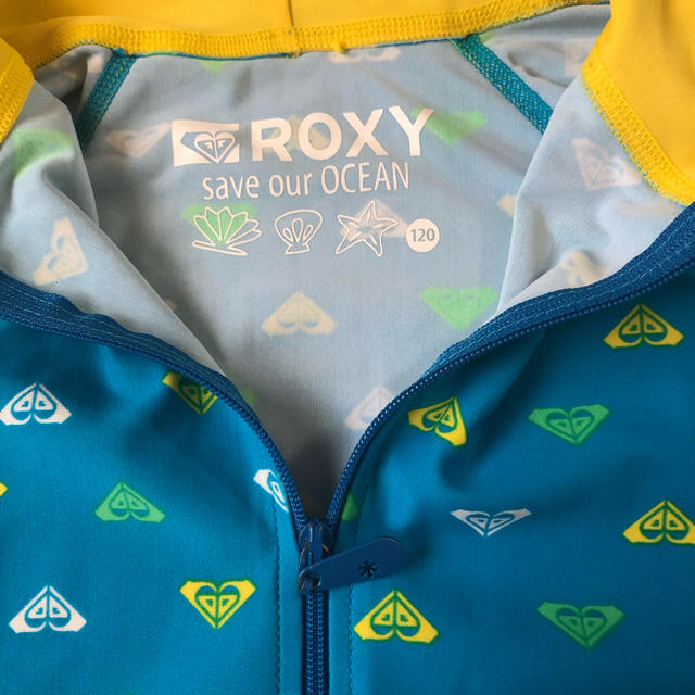 Roxy(ロキシー)のお値下げROXY ラッシュガード 120 キッズ/ベビー/マタニティのキッズ服女の子用(90cm~)(水着)の商品写真