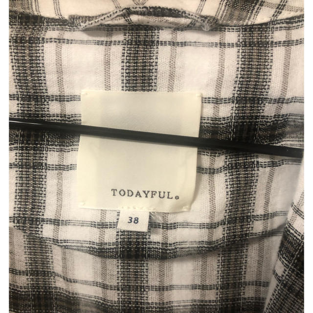 TODAYFUL(トゥデイフル)の【あや様専用】TODAYFUL チェックラフガウン レディースのジャケット/アウター(ガウンコート)の商品写真