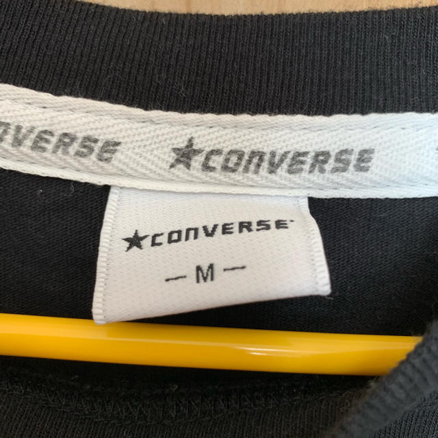 CONVERSE(コンバース)の[美品]コンバース 半袖Tシャツ 黒 M メンズ メンズのトップス(Tシャツ/カットソー(半袖/袖なし))の商品写真