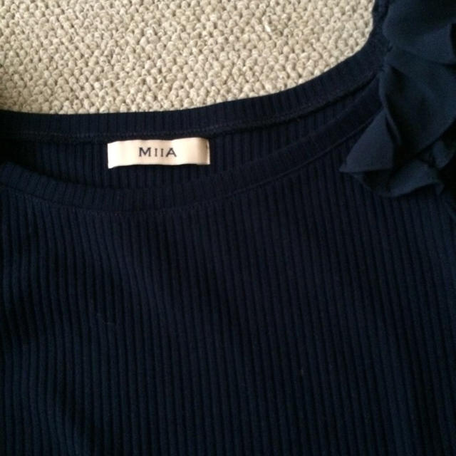 MIIA(ミーア)のMiia 七分袖 ニット レディースのトップス(ニット/セーター)の商品写真