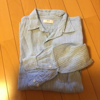 ユニクロ(UNIQLO)のユニクロ メンズ リネンシャツ 長袖(シャツ)