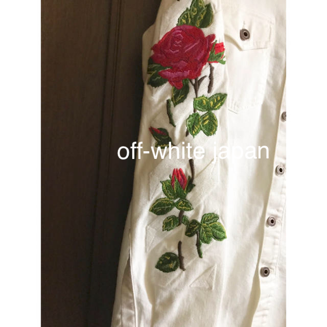 専用です(^ ^) OFF-WHITE バラ刺繍 シャツ  国内正規品