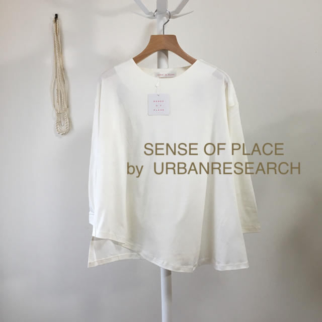 SENSE OF PLACE by URBAN RESEARCH(センスオブプレイスバイアーバンリサーチ)の新品 SENSE OF PLACE by URBANRESEARCH レディースのトップス(Tシャツ(長袖/七分))の商品写真