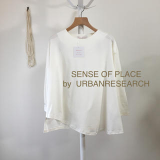 センスオブプレイスバイアーバンリサーチ(SENSE OF PLACE by URBAN RESEARCH)の新品 SENSE OF PLACE by URBANRESEARCH(Tシャツ(長袖/七分))