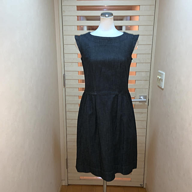 ハナエモリHANAE MORI ALMA EN ROSE新品ジーンズ地ワンピース 【日本