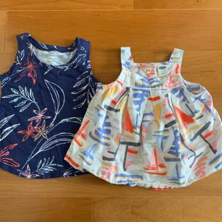 オールドネイビー(Old Navy)のオールドネイビー ベビートップス 2枚セット(Ｔシャツ)