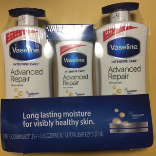 ヴァセリン(Vaseline)の新品未開封♡ヴァセリンボディーミルク♡３本セット(ボディクリーム)