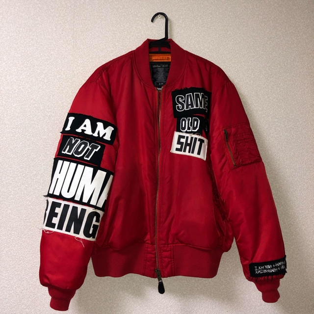 I AM NOT A HUMAN BEING MA_1FOG - ブルゾン