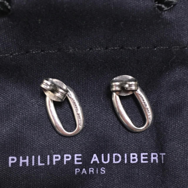 Philippe Audibert(フィリップオーディベール)のPHILIPPE AUDIBERT mini オーバルピアス  レディースのアクセサリー(ピアス)の商品写真