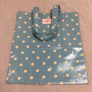 キャスキッドソン(Cath Kidston)のキャスキッドソン 水玉 トートバッグ ナイロン キャンバス生地(トートバッグ)