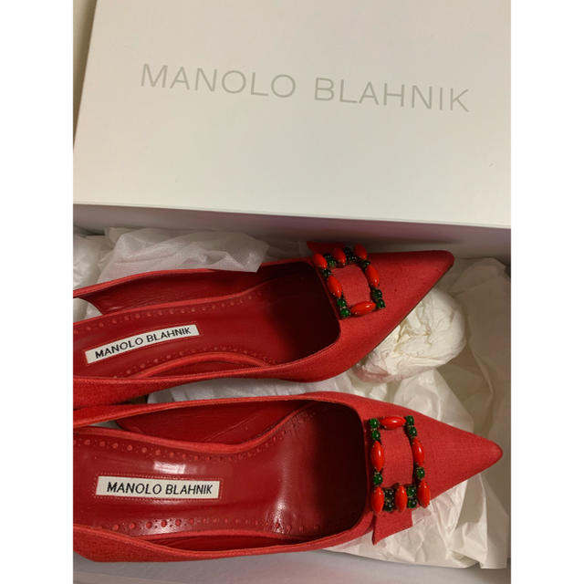 MANOLO BLAHNIK(マノロブラニク)のManolo Blahnik マノロブラニク サンダル ミュール レディースの靴/シューズ(サンダル)の商品写真