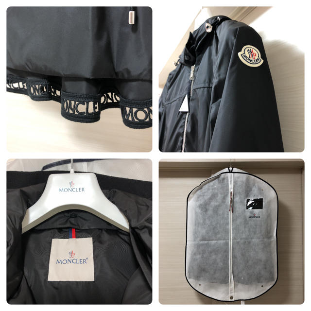 MONCLER(モンクレール)のRin様専用 MONCLER LOTY ブラック サイズ1 完売品 新品 レディースのジャケット/アウター(ナイロンジャケット)の商品写真