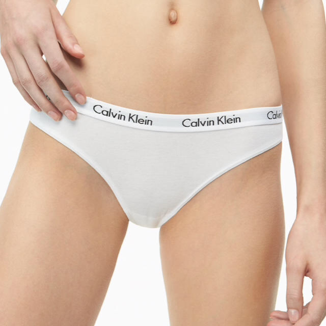 Calvin Klein(カルバンクライン)の2枚セット カルバン・クライン bikini グレー、白 レディースの下着/アンダーウェア(ショーツ)の商品写真