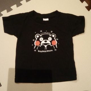 くまモン Tシャツ 黒 100 美品(Tシャツ/カットソー)