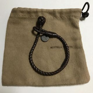 ボッテガヴェネタ(Bottega Veneta)の【極美品】ボッテガ・ヴェネタ ダークブラウン ブレスレット(ブレスレット/バングル)