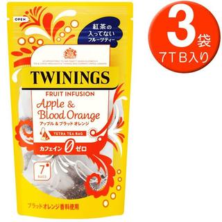【訳あり】トワイニング アップル＆ブラッドオレンジ　ティーバッグ 7P×3個(茶)