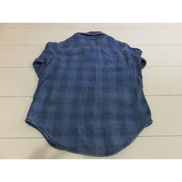 GAP Kids(ギャップキッズ)のデニム風長袖シャツ　130　GAP キッズ/ベビー/マタニティのキッズ服男の子用(90cm~)(ブラウス)の商品写真