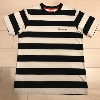 シュプリーム(Supreme)のsupreme  ボーダーTシャツ サイズS(Tシャツ/カットソー(半袖/袖なし))