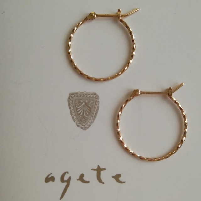 激安店 アガット k10 フープピアス www.esn-spain.org