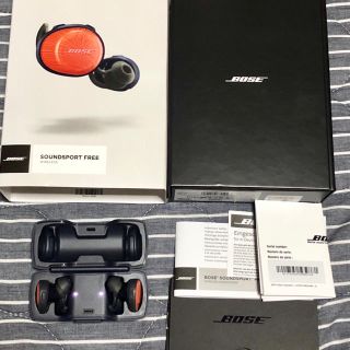 ボーズ(BOSE)のbose ワイヤレスイヤホン soundsport free wireless(ヘッドフォン/イヤフォン)